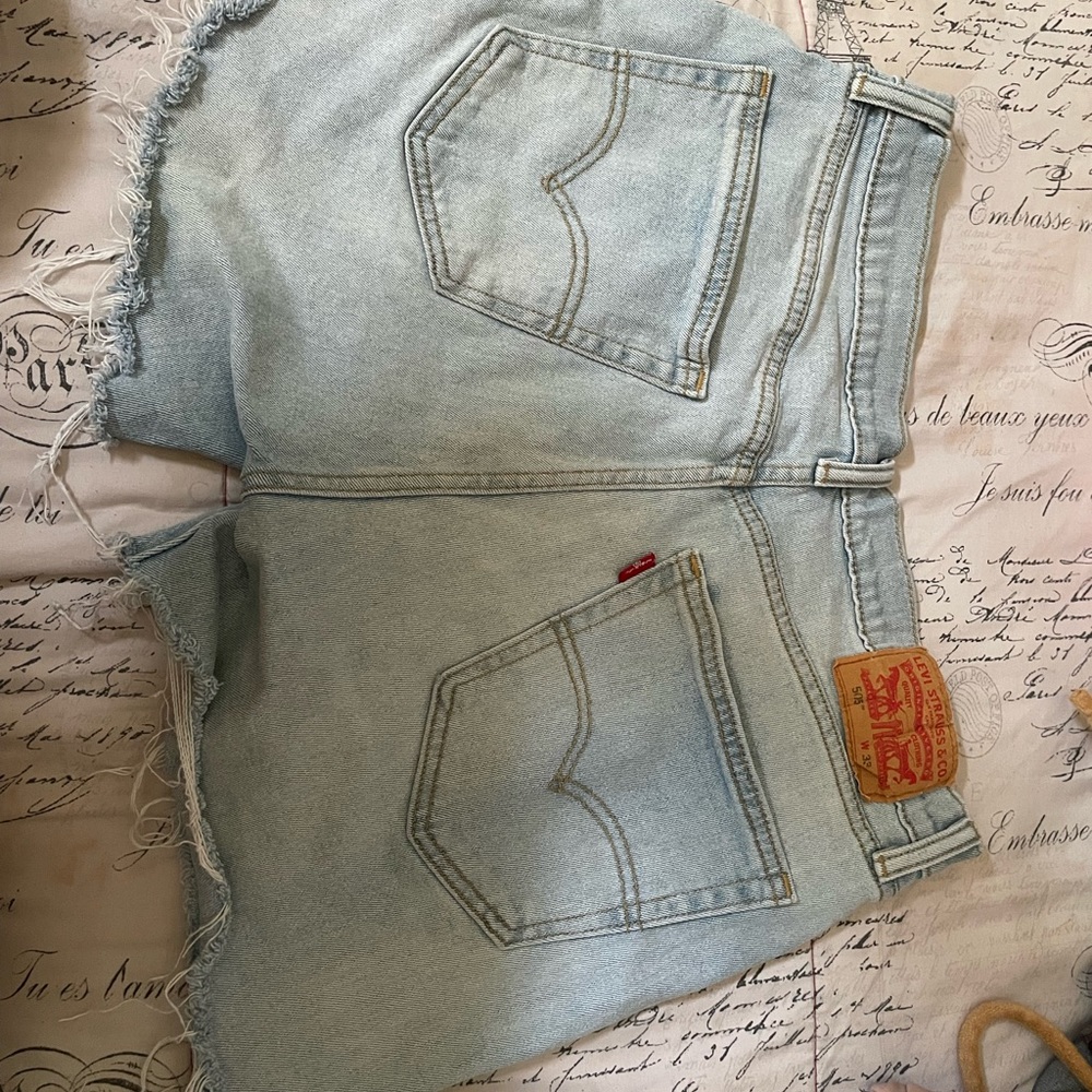 Levi ripped shorts